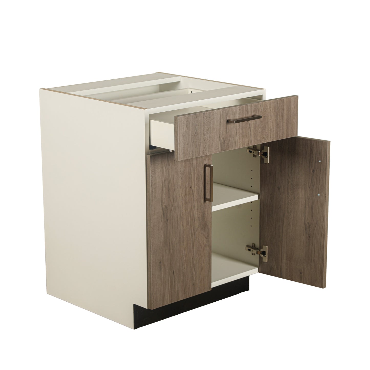 Base Cabinet, Two Door, One Drawer